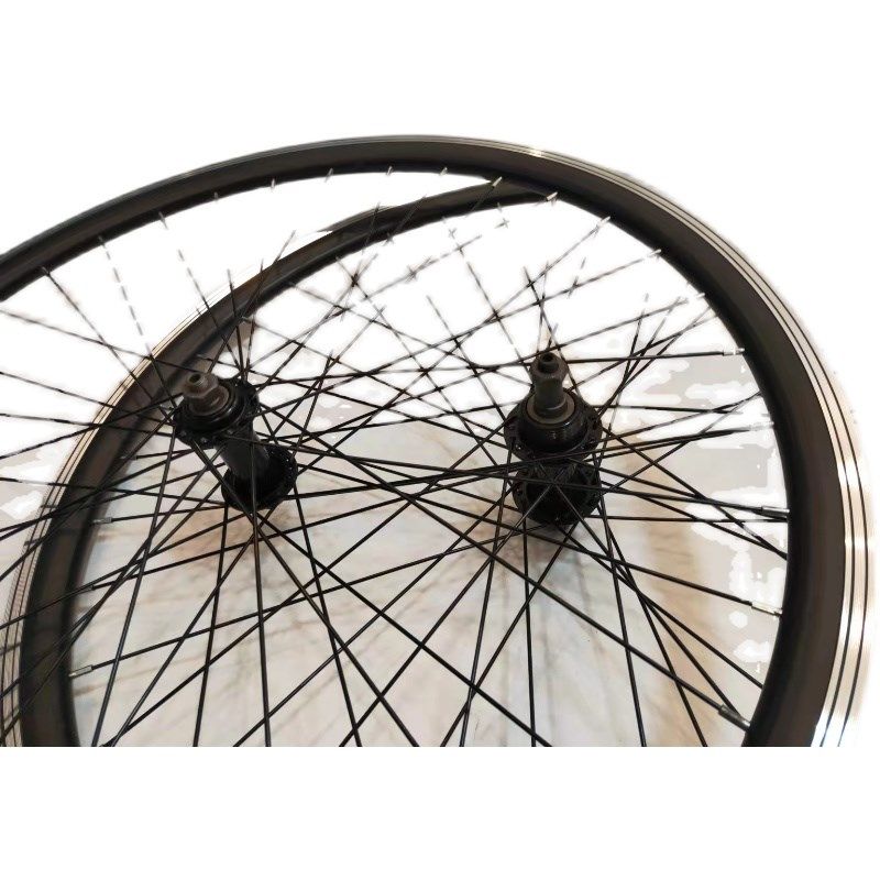 24寸26寸27.5寸29寸 V刹/圈刹轮组,铁花鼓,铝合金双层加厚车圈