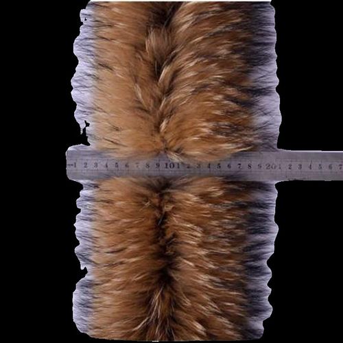 貉子毛领子羽绒服貉子毛领毛领子帽条真毛定做冬季新款女彩色单买