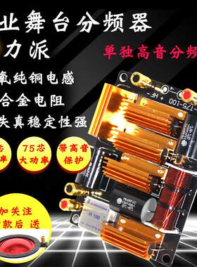 单独高音分频器75芯100芯专业舞台演出音箱带保护器分音器
