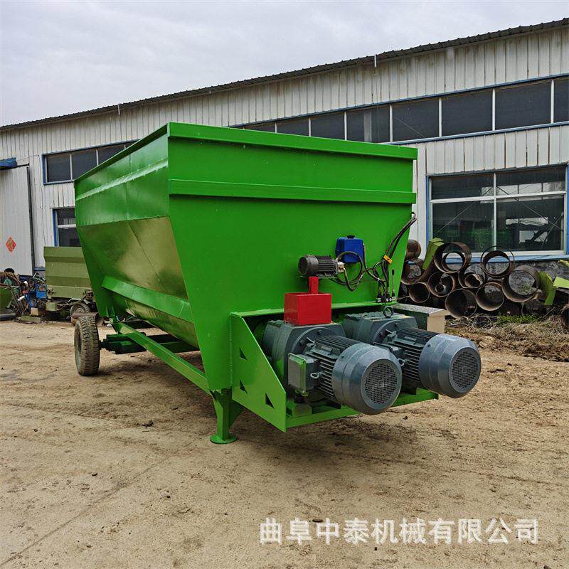 干ZRM湿牧草用揉搅拌9机立方大容搓量牧搅草机双轴场全日粮制备机