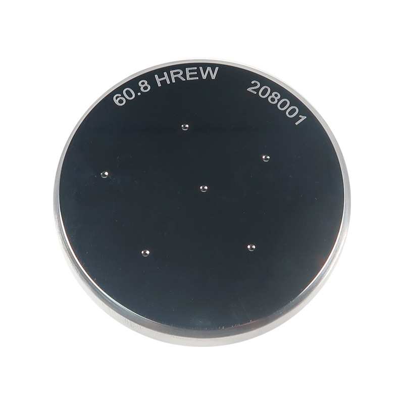 利敏特标准洛氏硬度块HRB铝制耐磨损测量稳定硬度校准测试块HRC块