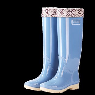 超高筒儿童雨鞋男孩大童雨靴加绒保暖女孩胶鞋加长款学生水鞋防滑