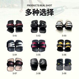 新款无动力水翼板脚套加厚固定风筝冲浪板脚带电动滑水板鞋扣配件