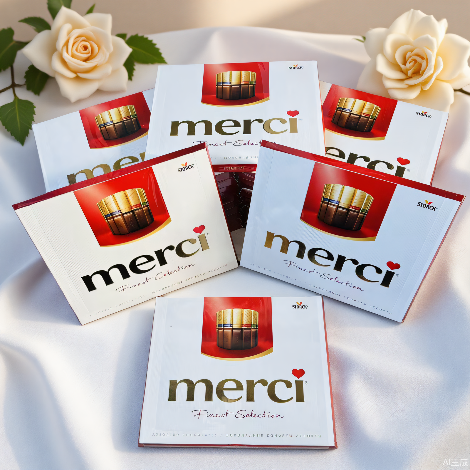 Merci夹心巧克力250g德国原装儿童零食8种口味情人节礼物