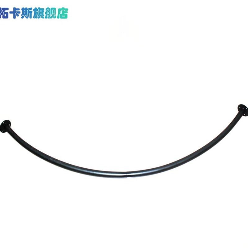 试衣间u型杆浴帘杆套装服装店试衣帘洗澡换衣帘淋浴房防水帘简易