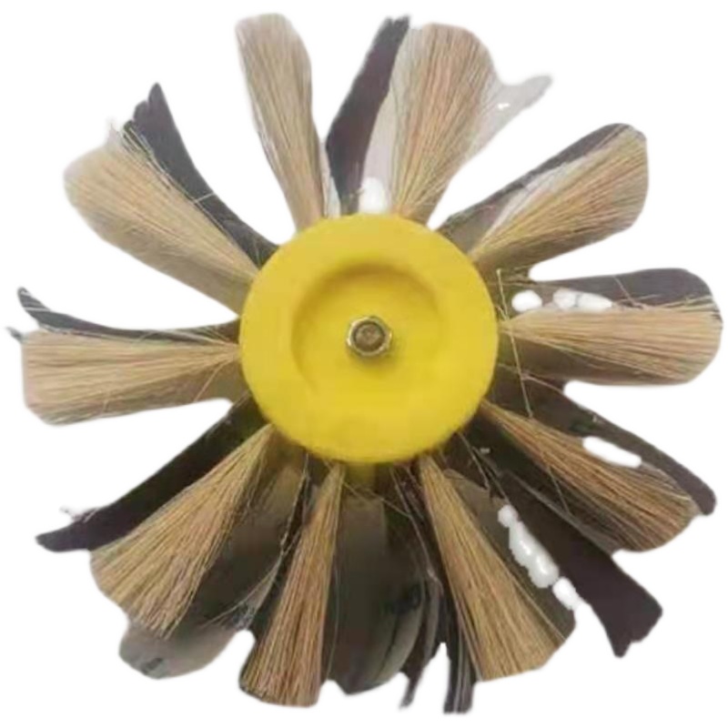 打磨花头带杆剑麻砂布轮白茬家俱木工抛光打磨轮花头除锈凹槽线条