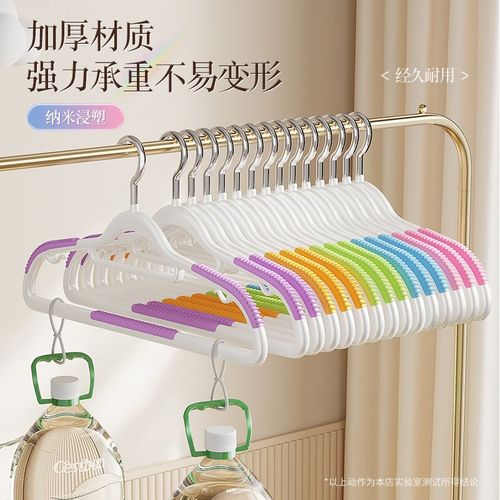 衣架家用挂衣防滑无痕防肩角不起包护衣加粗加大衣柜晾衣架衣撑子