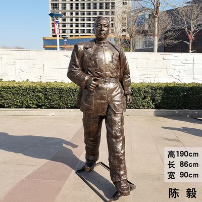 粟裕仿铜陈毅雕像谭震林雕塑邓小平塑像刘伯承铜像淮海战役五前委