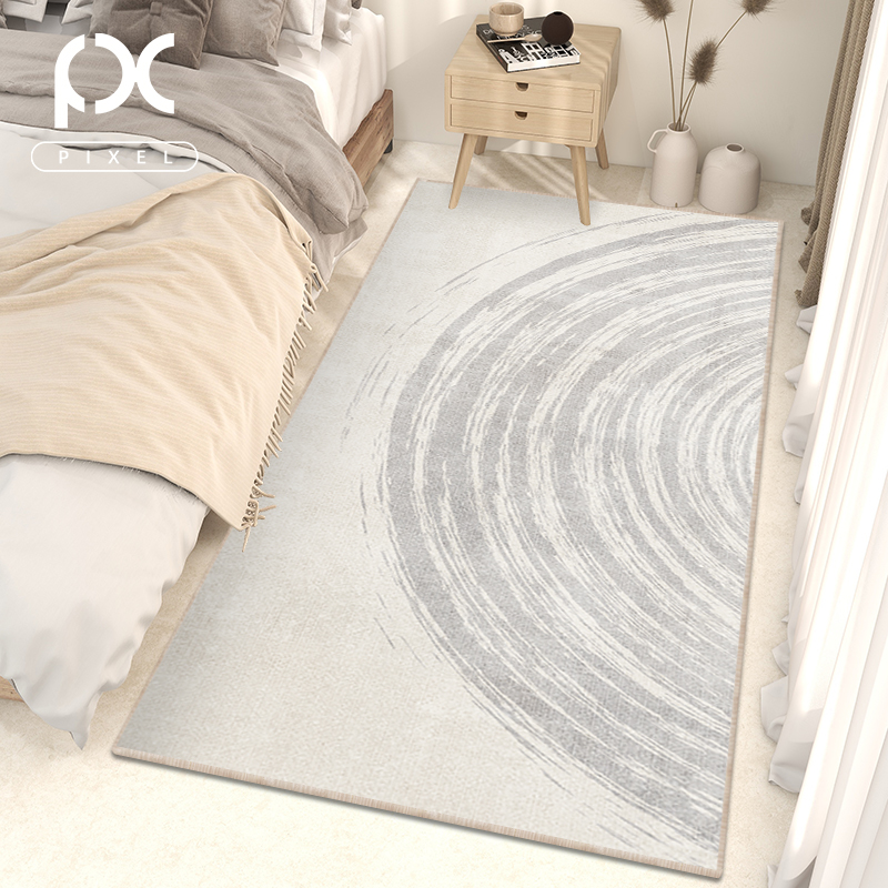 地毯卧室床边毯高级色主卧沙发家用地垫长条房间飘窗坐垫加厚耐脏