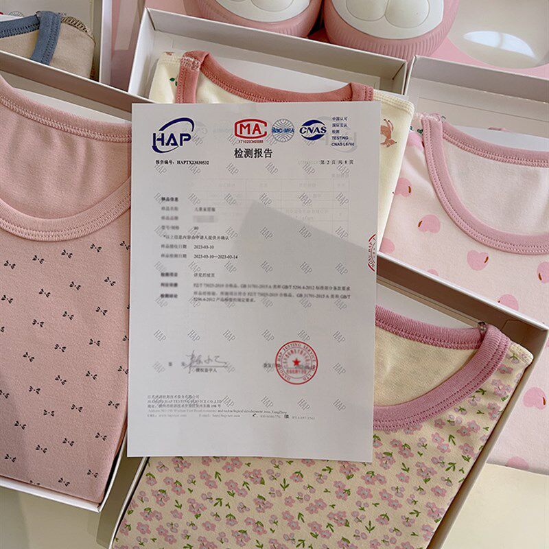 280g舒绒棉~儿童家居服套装冬季宝宝秋衣卫生裤全棉发热衣棉毛衫