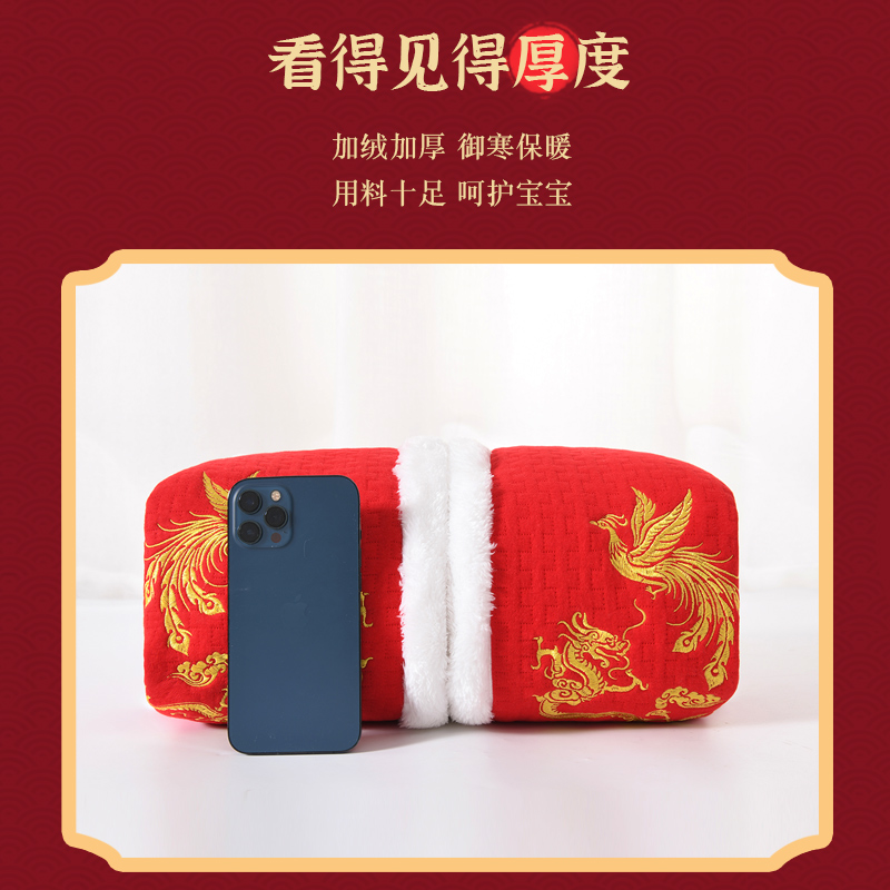 婴儿披风斗篷秋冬外出宝宝冬季挡风防风儿童男女中国风婴幼儿披肩