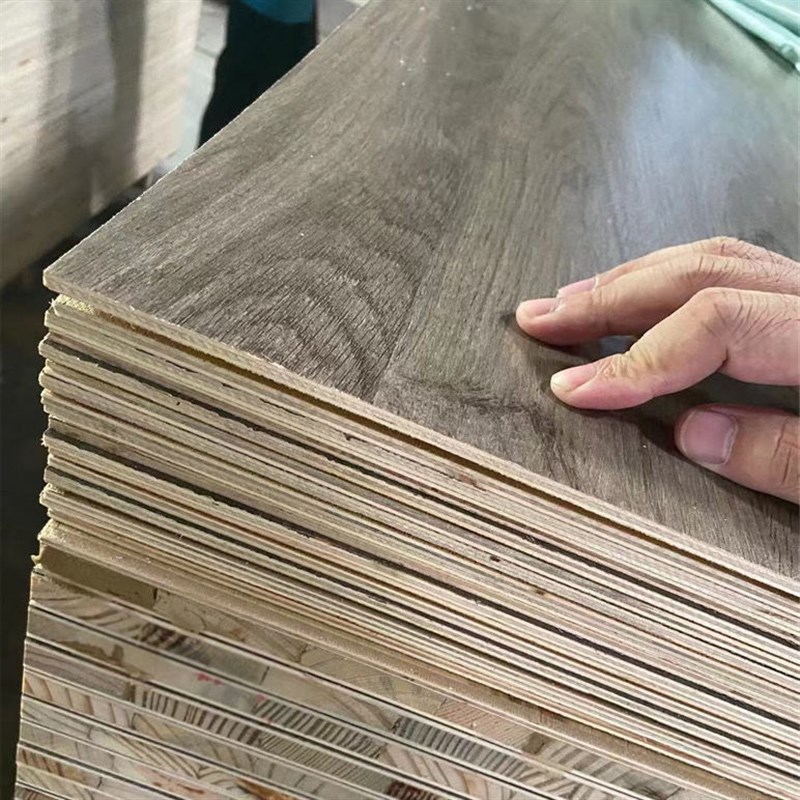 5mm单面背板免漆板生态板橱柜家具衣柜实木板材多层免漆