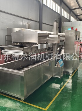 五花肉扣肉油炸机济南把子肉油炸生产线精准控温板材加厚不变形