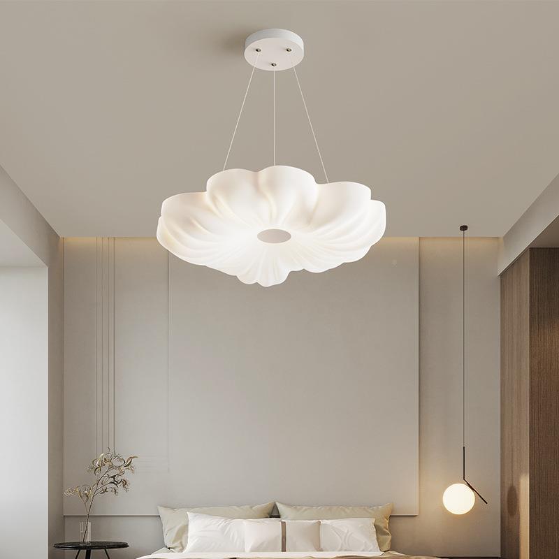 全光谱卧16816LE奶油风吊灯饰护代眼客厅D室餐厅房间中山灯具现简