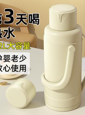 .大量宿舍办容公室家用保温瓶生上班保温壶热水学瓶LQZ玻璃内族胆