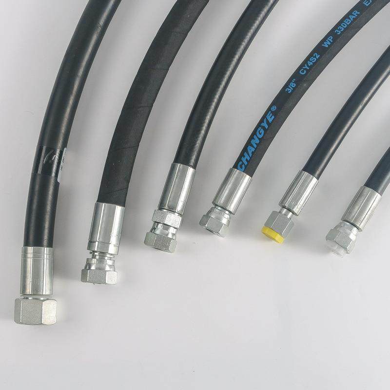 高压胶管成总耐温橡多胶管源头893高厂家规格多接头钢丝编织高压