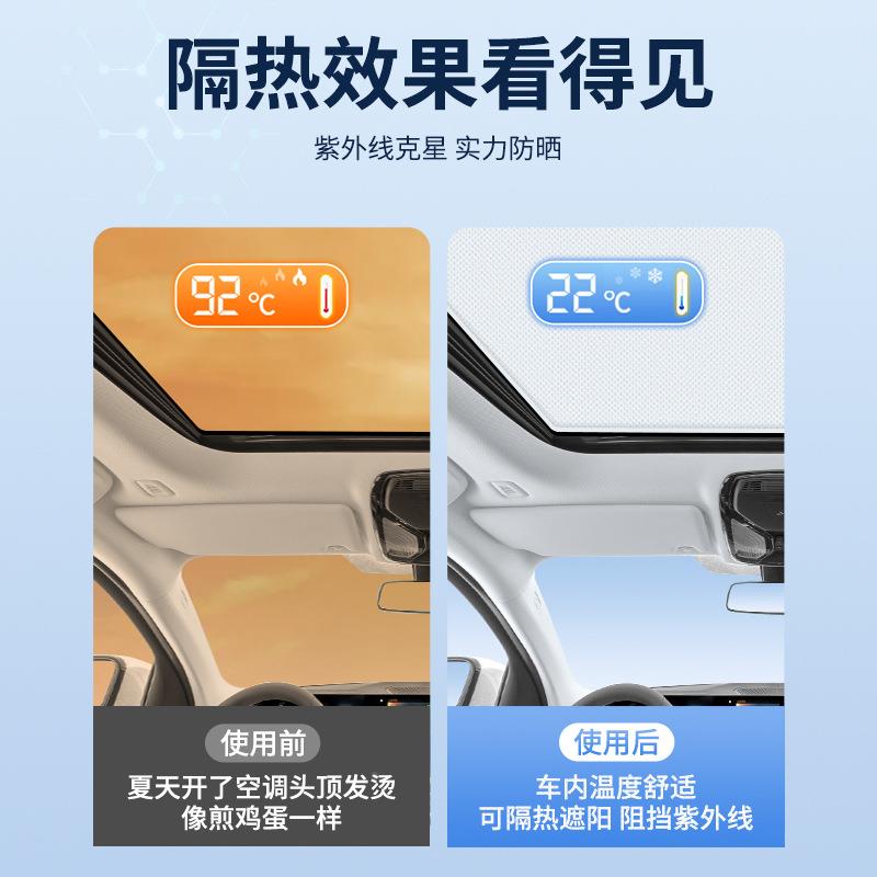适附用于麂宝马251/3静/7154/4系皮绒电吸天窗遮阳帘隔热天幕遮阳