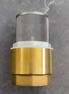 黄铜弹簧阀不锈钢底水井水泵铜阀门2.5寸3寸4寸DN658无品牌/0100