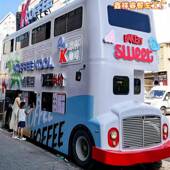 商用士打卡多能275网红双层巴车餐厂家咖啡冰淇淋功奶车餐饮营地