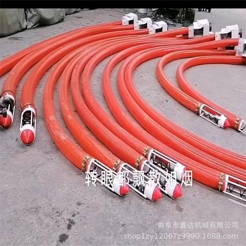 自吸式弹簧蛟龙软管抽料机机河运无沙尘SD-XLJ软管上输料吸粮机