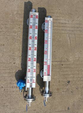 磁板液位计水水位计UHZ不锈钢带远4传-20ma油翻位锅炉顶装侧装液