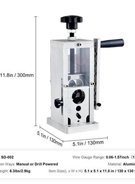 电动手动剥去线机废铜线家小型废389旧用线电拨线剥皮机剥铜线皮