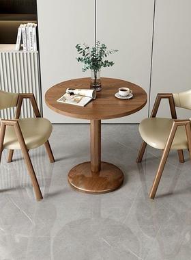 茶轻桌餐椅组VHR合小户型奶店咖啡厅公寓酒店阳台休闲接奢待小方