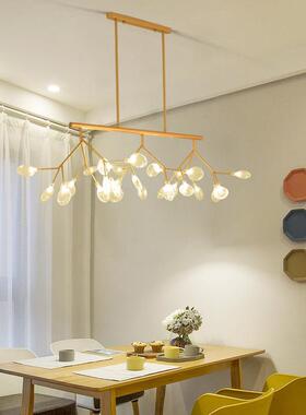 咖155吧台服装灯店玻啡璃吊灯树枝形灯萤厅火虫餐厅灯北欧中山工