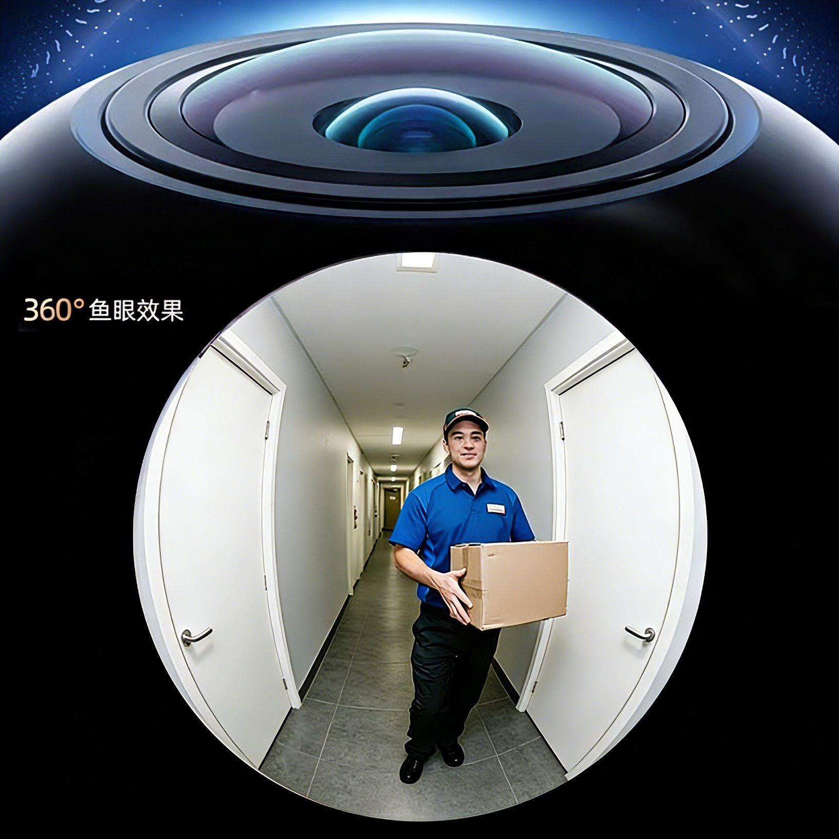 萤享360度全景可视门铃免