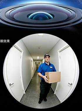 萤享360度全景可视门铃免