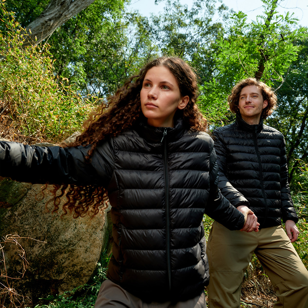 Free Country男女款排骨羽绒服三合一羽绒内胆