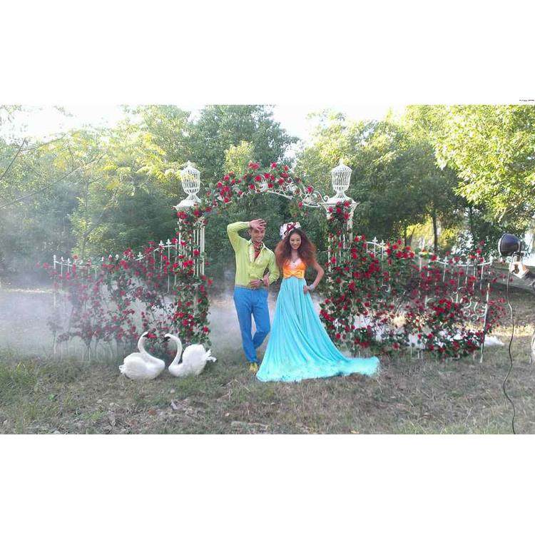 铁艺婚礼婚庆拱形门花架婚庆道具浪漫花门结婚幸福门摄影风景拱门