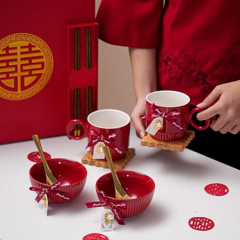 餐具礼盒新婚礼物亲迎送朋友送新人高档实用餐具订婚送新娘送闺蜜