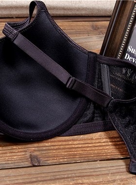 A40法国S*LENE大码女内衣简约光面夏季超薄薄款文胸80C85C95C100C