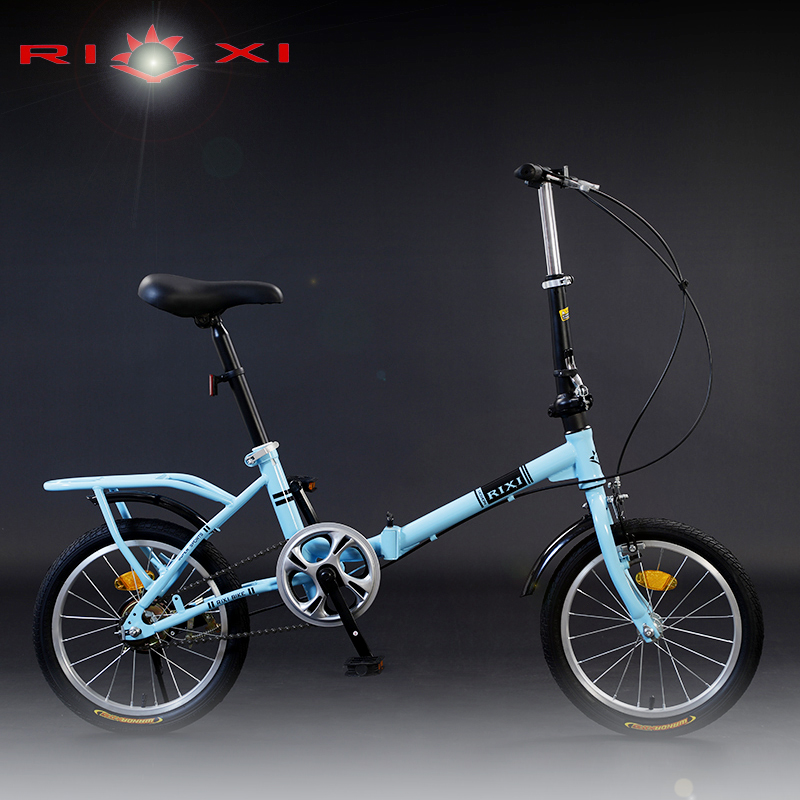 14/16寸折叠小型单速代步单车大人小孩学生男女式儿童脚踏自行车