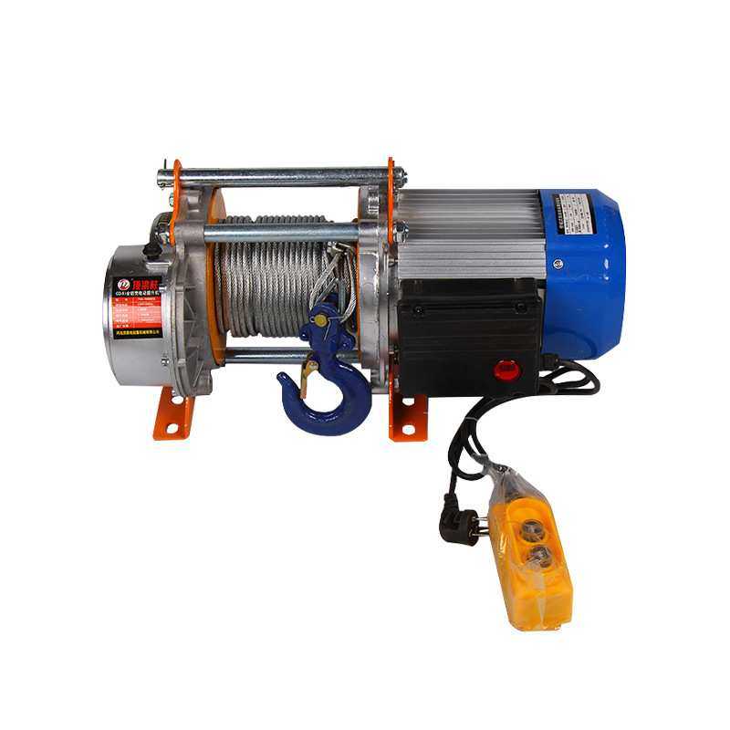 供应多规格多功能小型家用吊机卷扬机 微型电动葫芦铝壳提升机