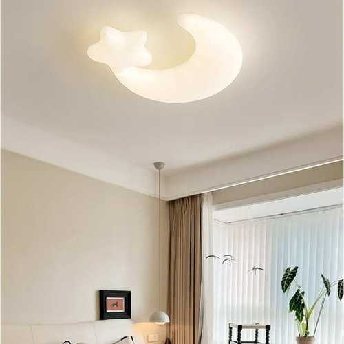 星星云朵卧室灯奶油风泡泡月亮现代简约温馨护眼女孩儿童房吸顶灯