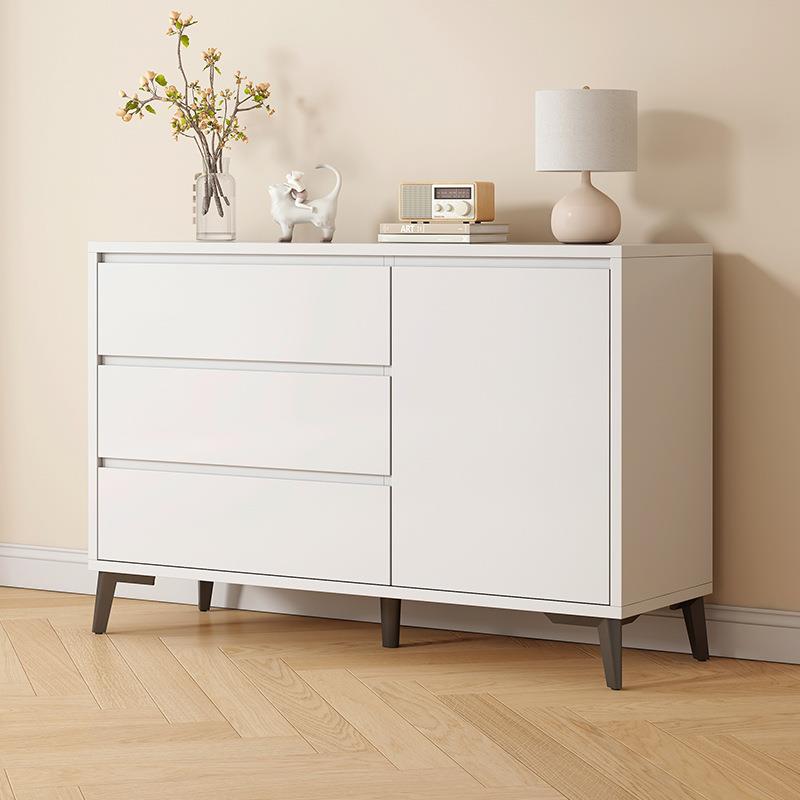 卧室置物柜收纳柜房间储物床尾柜客厅抽屉柜奶油风五斗柜靠墙斗柜