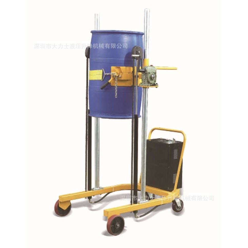 300KG油桶堆高车 升高搬运车 油桶搬运车