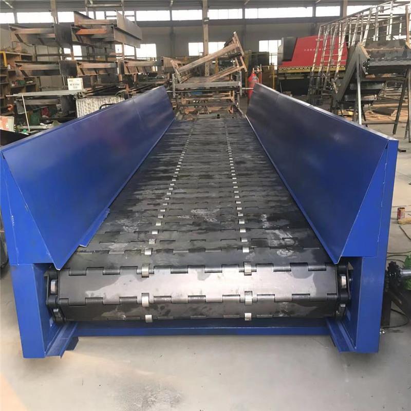 厂家直供重型链板输送机 料斗式输送机 虎头剪链板输送机