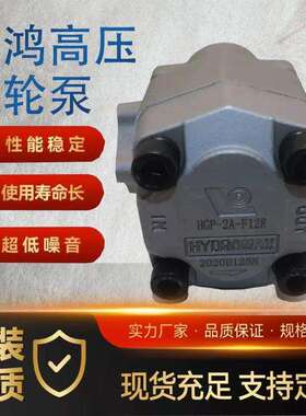 HGP-2A-F12R新鸿液压泵高压齿轮泵HYOMAX润滑高压油泵