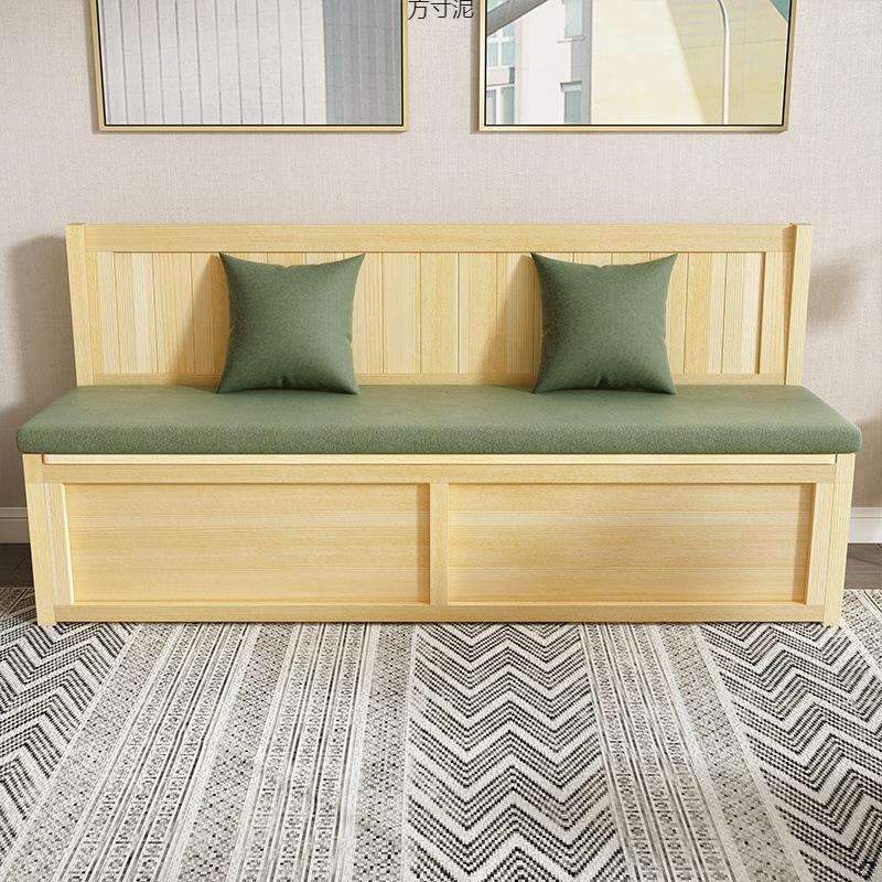 实木卡座家用小户型餐桌凳收纳阳台飘窗柜转角储物柜靠墙L型沙发