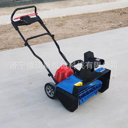 锂电扫雪机电动小型家用除雪机滚刷大功率道路扫雪车手推式抛雪机