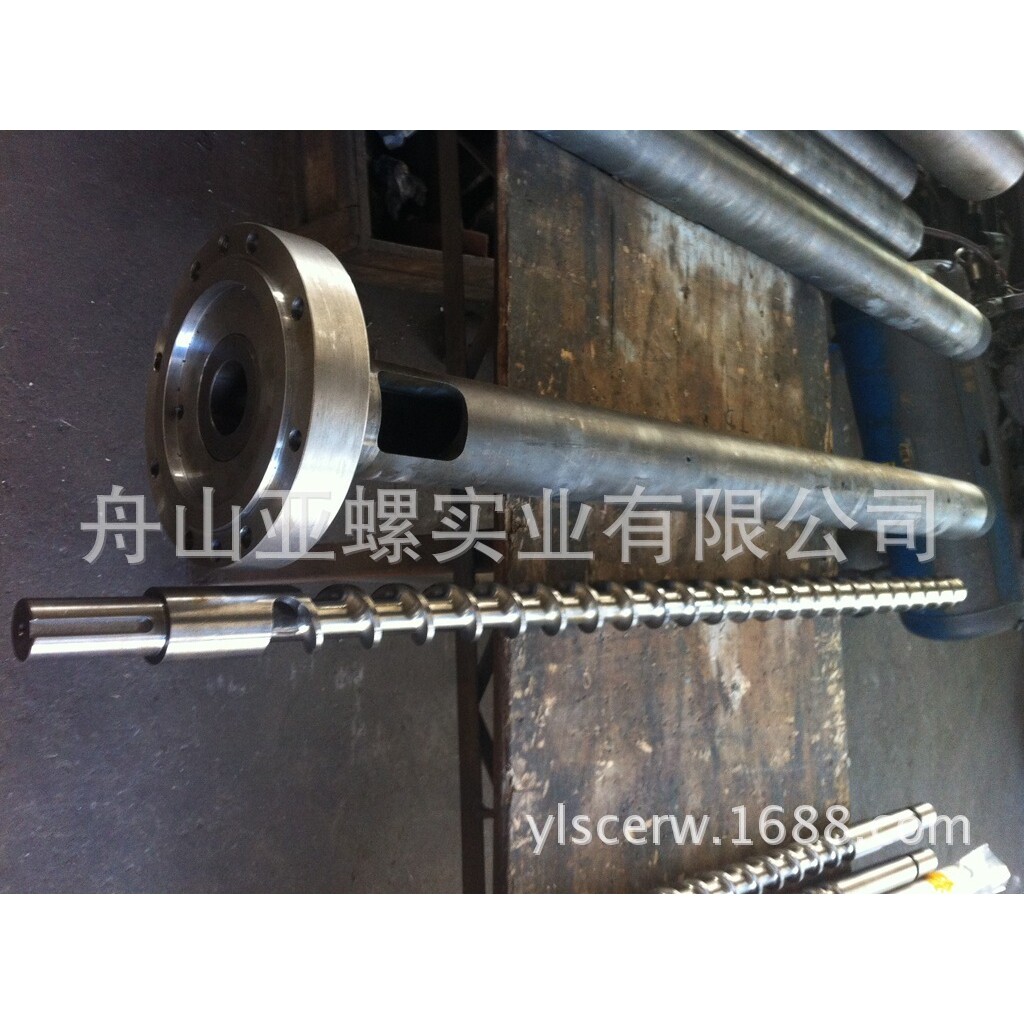 双合金螺杆机筒 光学级专用镀膜螺杆料筒 塑机螺杆