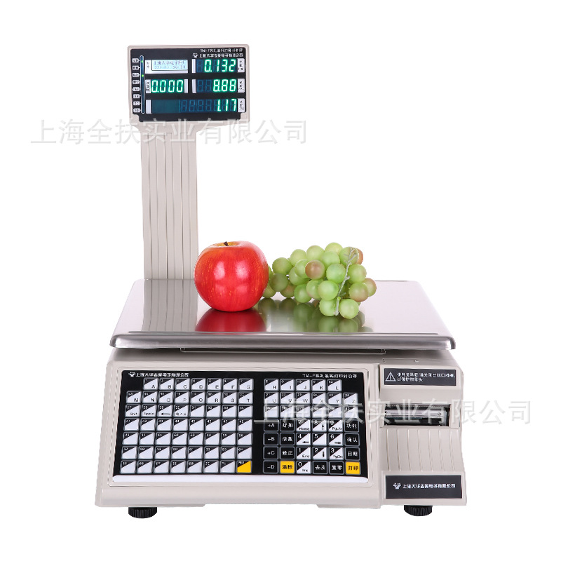 超市条码秤 TM-15公斤条码打印价格标签秤 联网打票计价电子秤