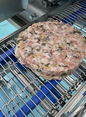 W新款达瑞宝蔬菜饼成型机肉饼成型机汉堡生产产线牛肉饼加工