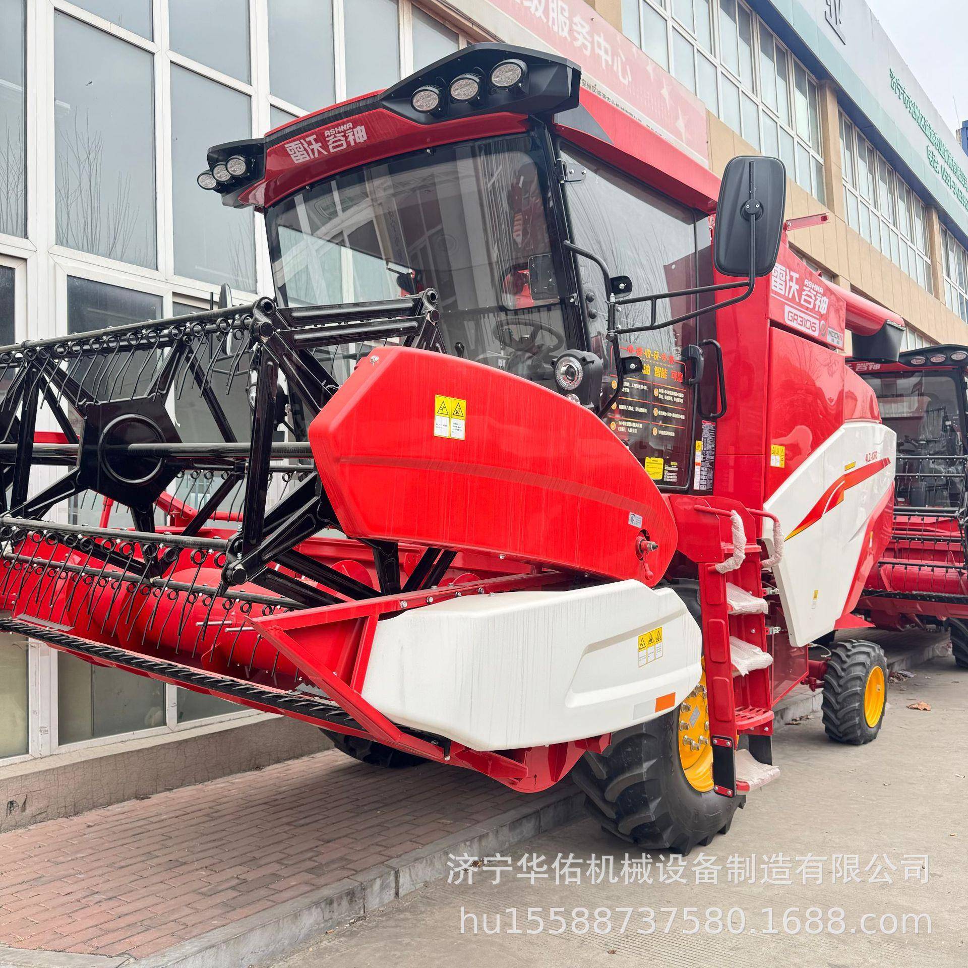 新款雷沃谷神GM5125联合收割机补后锐龙潍柴发动机雷沃收割机