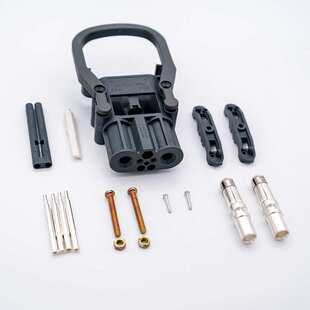 320A连接器林德电动叉车配件中立合力充电机插头插件REMA