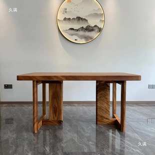 八仙桌榫卯结构实木框架三角支撑桌腿现代简约风餐桌脚架书桌咖啡