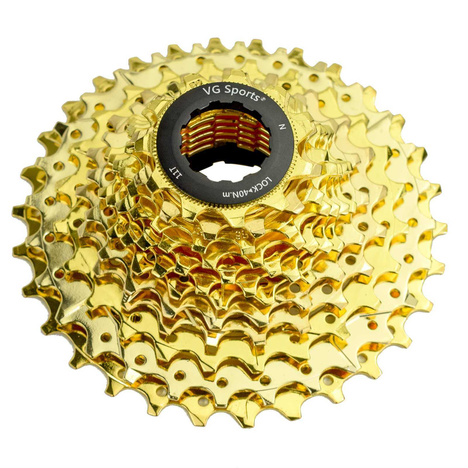 12速11-30T HG卡式公路自行车飞轮轻量分体铝支架金色